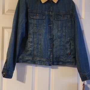 STS Ranchwear Blue Jean Jacket with Sherpa Lining